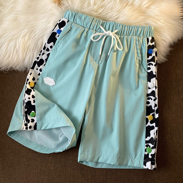 Drawstring feet loose tide brand ins sports casual pants
