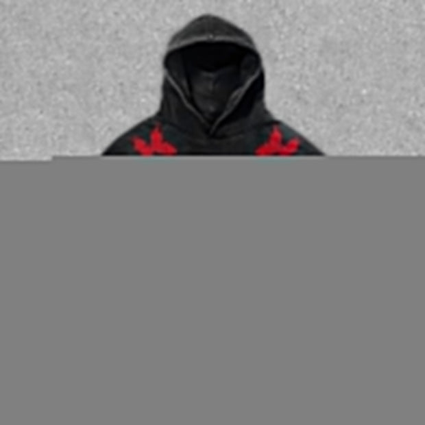 Fashion Vintage Butterfly Print Long Sleeve Hoodie