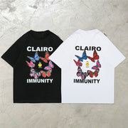 Personalized butterfly men and women can wear casual T-shirts