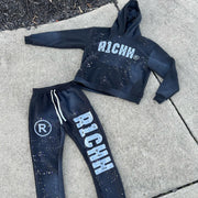 Casual Street Hoodie Pants Two-Piece Set