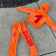 Casual Street Hoodie Pants Two-Piece Set