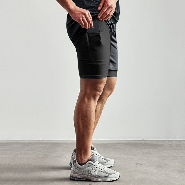 Peter 5:8 Print Double Layer Quick Dry Shorts