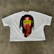 Personalized Character Portrait Print Short Sleeve T-Shirt