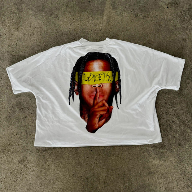 Personalized Character Portrait Print Short Sleeve T-Shirt