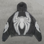 Personalized Spider Print Long Sleeve Hoodies