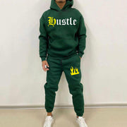 Casual Letters Print Two Piece Set