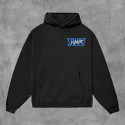 Trust Yourself Print Long Sleeve Hoodies
