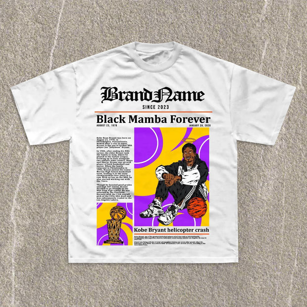 Black Mamba Forever Cotton T-Shirt