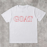 Tide brand print retro street short-sleeved T-shirt