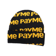 Double-sided lettering knitted hat