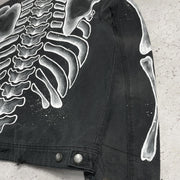 Skull Street Lined Zip-Up Jacket