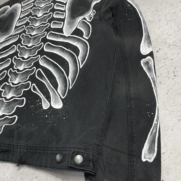 Skull Street Lined Zip-Up Jacket