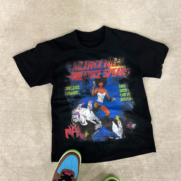 Casual personalized printed graphic T-shirt