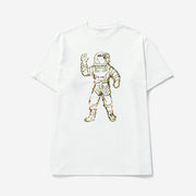 Astronaut Personality Print Short Sleeve Street T-Shirt
