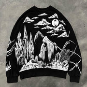 Scythe Grim Reaper Graffiti Sweatshirt