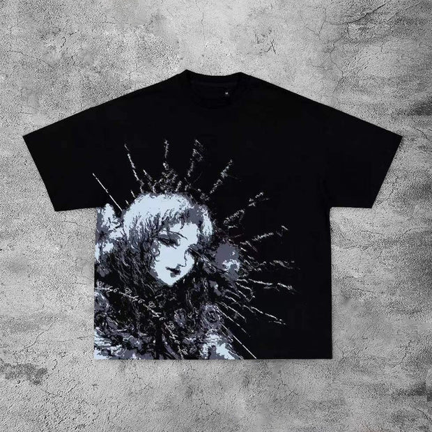 Saintess casual street T-shirt