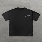 God Is Forever Faithful Print Short Sleeve T-Shirt