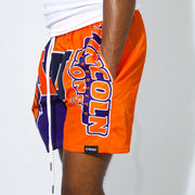 Casual street patchwork mesh shorts