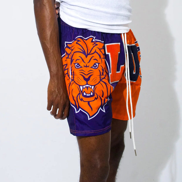 Casual street patchwork mesh shorts