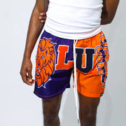 Casual street patchwork mesh shorts