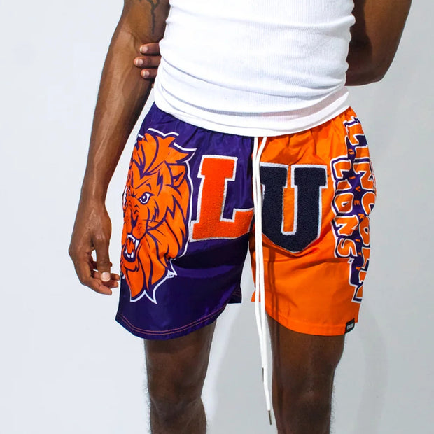 Casual street patchwork mesh shorts
