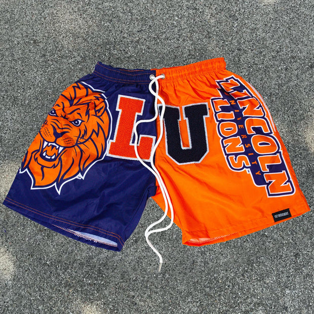 Casual street patchwork mesh shorts
