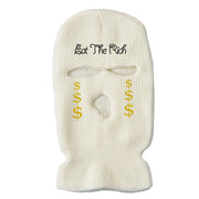 Personalized coin three-hole hat warm knitted hat