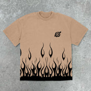 Retro Casual Naruto Short Sleeve T-Shirt