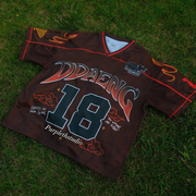 Fashionable star print jersey