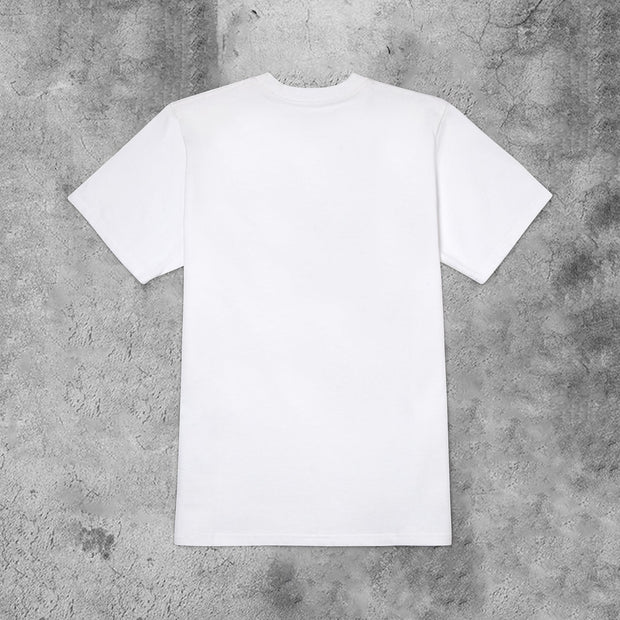 Art retro seaside print short-sleeved T-shirt