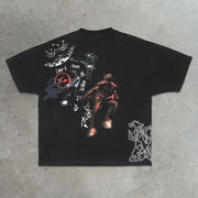 Casual Street Rap T-shirt