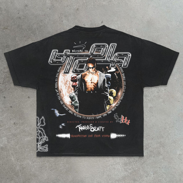 Casual Street Rap T-shirt