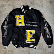 Street casual fashion personality letter pattern jacket