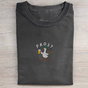Embroidered Goose Prost T-shirt