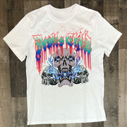 Personalized skull print T-shirt