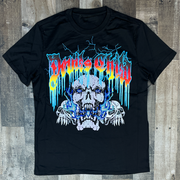 Personalized skull print T-shirt