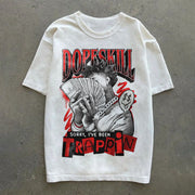 Retro Hip Hop Casual Short Sleeve T-Shirt