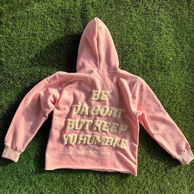 Humble Goals Bubble Print Long Sleeve Hoodies