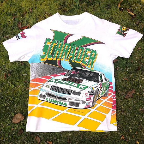 Racing Graphic Print Short Sleeve T-Shirt