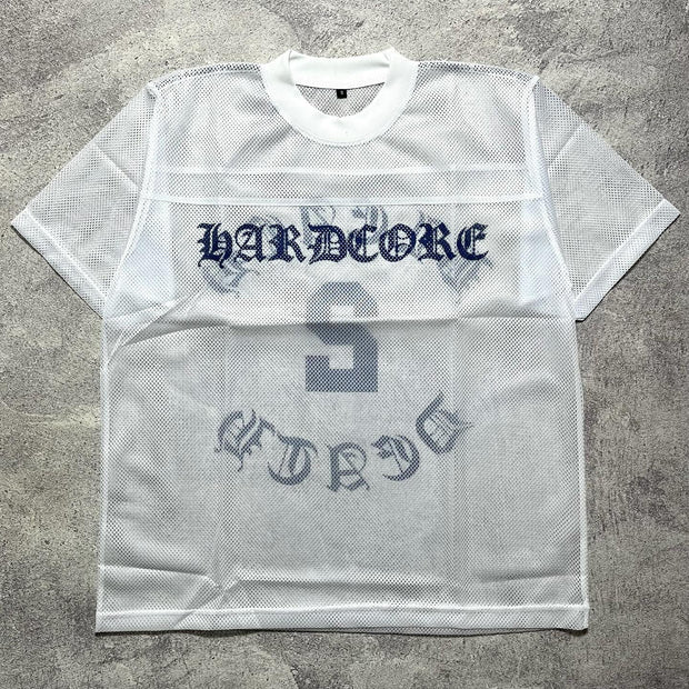 Casual Street Retro Mesh Jersey