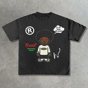 Rap Brent printed T-shirt