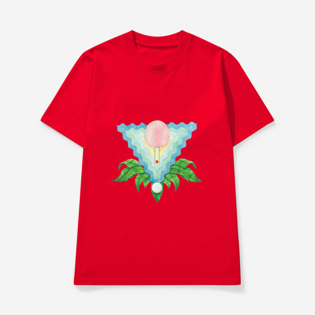 Artistic graphic short-sleeved street short-sleeve T-shirt