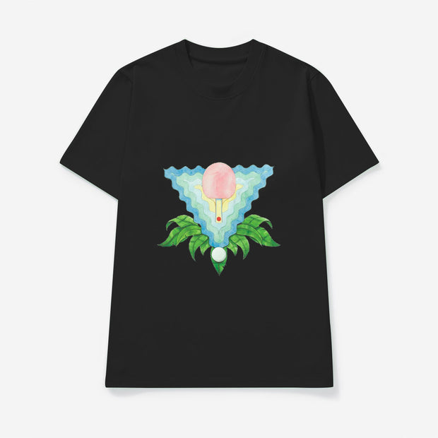 Artistic graphic short-sleeved street short-sleeve T-shirt