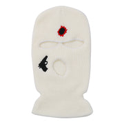 Men's and women's riding ski mask pullover knitted wool cap