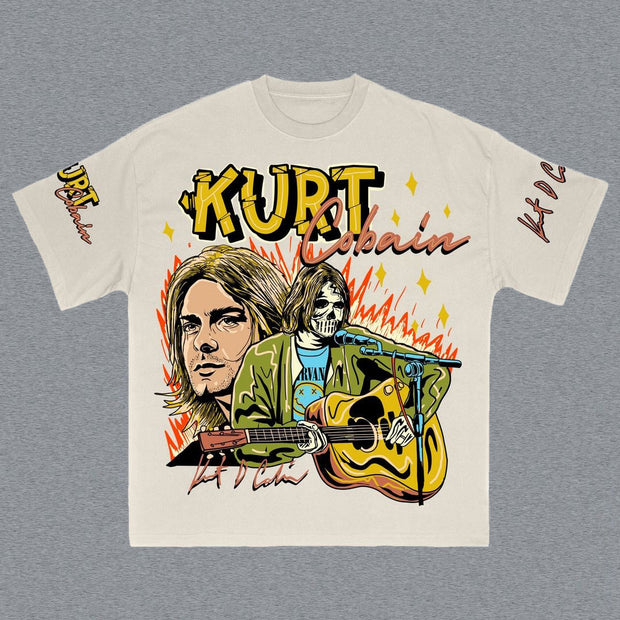Fashion Print Short Sleeve T-Shirt