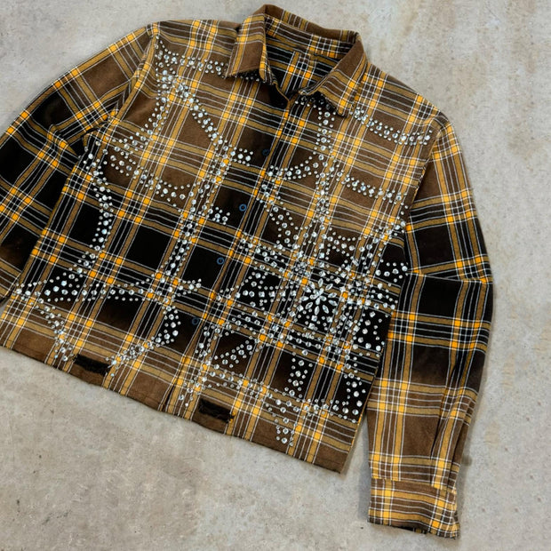 Dream Nile Casual Street Flannel Plaid Shirt
