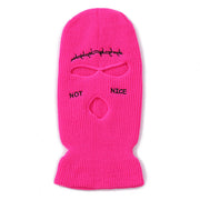Eyes Hollow Out Funny Pullover Knit Hat