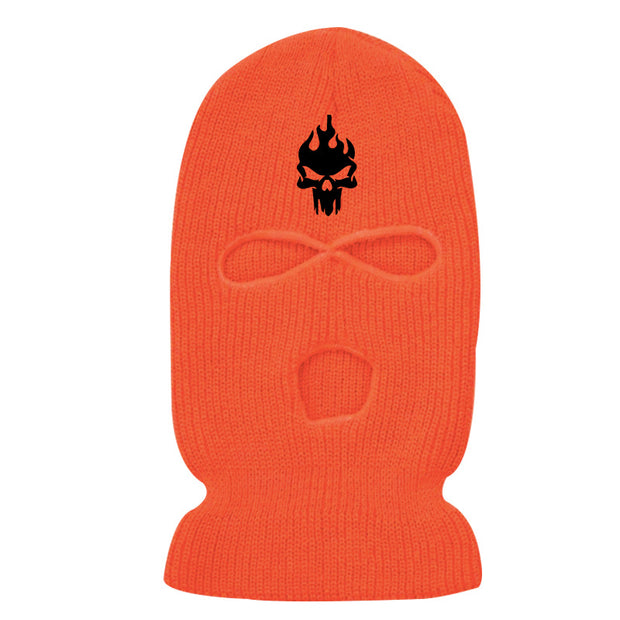 Fashion warm ski three-hole hat