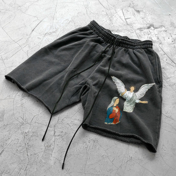 Retro personality casual casual street shorts