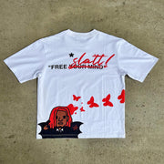 Free Your Mind Print Short Sleeve T-Shirt